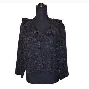 Vintage Black Glittery cardigan